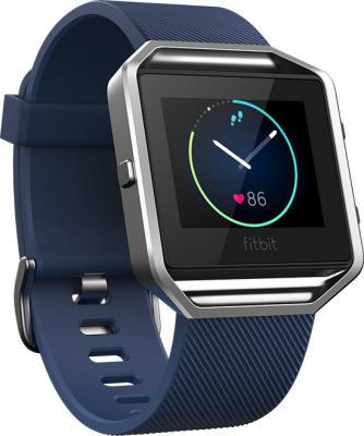 FITBIT  Blaze - Montre intelligente avec bande - &eacute;lastom&egrave;re - bleu - taille de bande 140-170 mm - S - Bluetooth