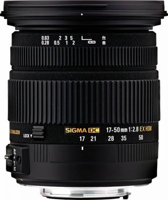 SIGMA 17-50mm F/2,8 DC EX OS pour Canon