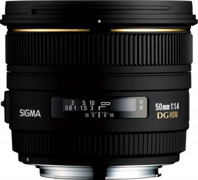 SIGMA Objectif reflex  DG EX HSM 50 mm f/1.4, Monture Canon 