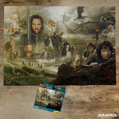 AQUARIUS  Puzzle 3000 pieces Le Seigneur des Anneaux Collage - 68520 