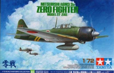 TAMIYA Mitsubishi A6m3/3a Zero Mod.22 - 1/72e - 