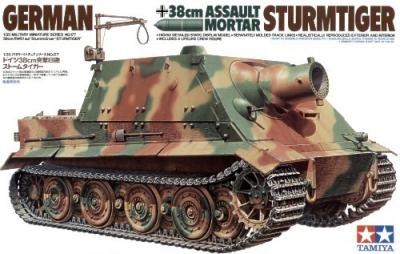 TAMIYA Maquette  Sturmtiger : mortier d'assaut de 38cm- 1/35 - Maquett