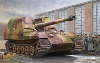 TRUMPETER Maquette  Geschutzwagen Tiger f&uuml;r 17 cm K72- 1/35 - Maquette