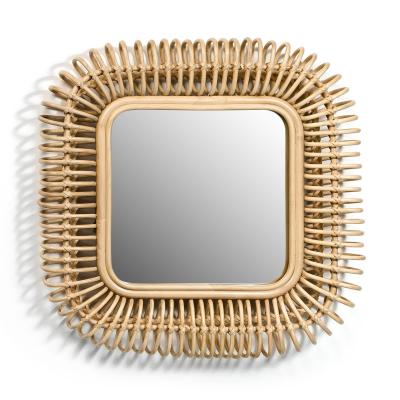 AM.PM Miroir rotin carr&eacute; L55 x H55 cm, Tarsile 