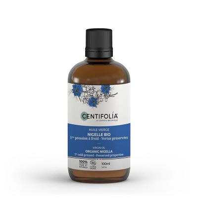 CENTIFOLIA Huile v&eacute;g&eacute;tale vierge bio nigelle 100ml Huiles v&eacute;g&eacute;tales 