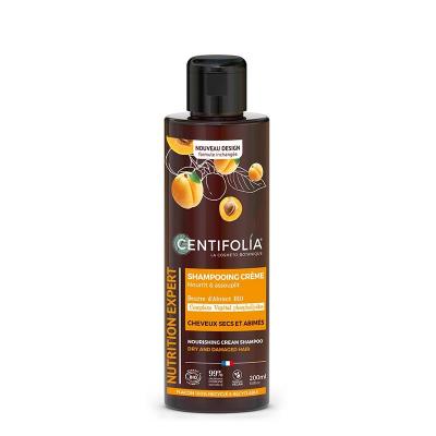 CENTIFOLIA Shampoing Cr&egrave;me Bio & Sans Sulfates - Cheveux Secs -  200 ml