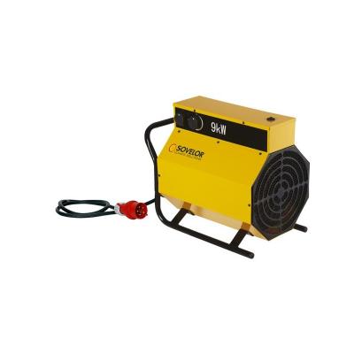SOVELOR  chauffage &eacute;lectrique portable air puls&eacute; triph. 9kw - c9