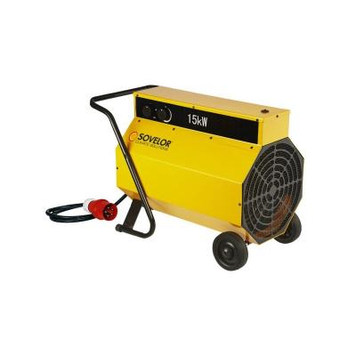 SOVELOR  chauffage &eacute;lectrique portable air puls&eacute; triph. 15kw - c15