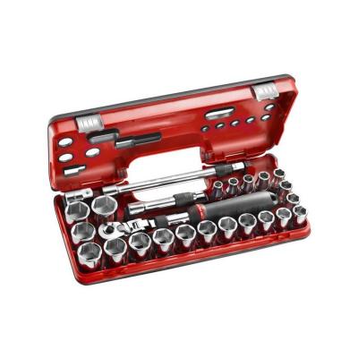 FACOM Coffret dbox cliquet extensible 1/2"" - douilles 1/2 6 pans m&eacute;triques - 