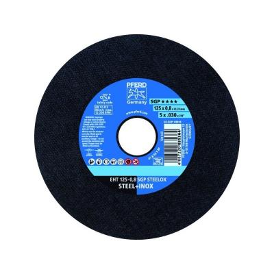 PFERD  disque &agrave; tron&ccedil;onner sgp steelox d125x0,8 mm droit inox per&ccedil;age