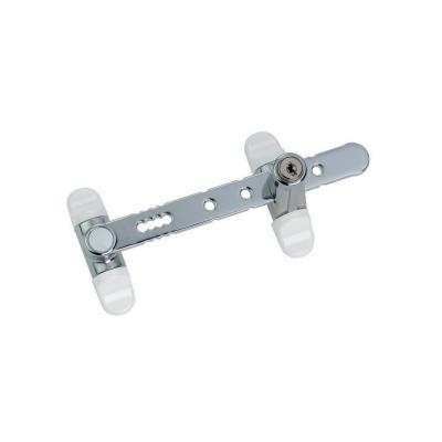 SOCONA Entreba&icirc;lleur &agrave; cl&eacute; AIRLOCK pour fen&ecirc;tre couleur chrom&eacute; -  - L1C