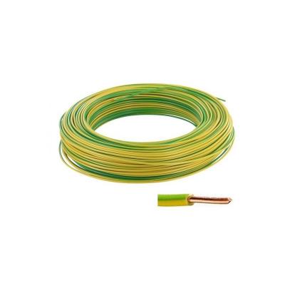 PRYSMIAN  - Fil &eacute;lectrique h07v-u 2,5 vert/jaune c100m