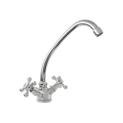 EDOUARD ROUSSEAU ROUSSEAU Robinet m&eacute;langeur de cuisine Beverly - Sans douchette - Gris chrom&eacute;