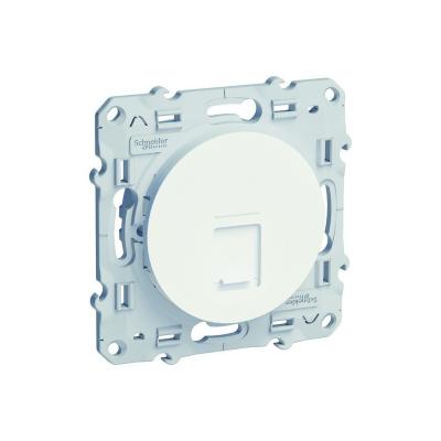SCHNEIDER ELECTRIC Prise RJ45 encastrable - 8 pins Cat.5 - SCHNEIDER Odace - blanc
