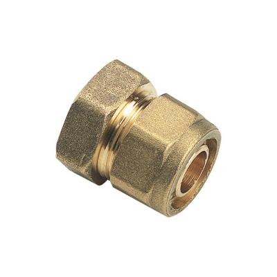 SOMATHERM FOR YOU Raccord droit femelle PER &agrave; compression &Oslash;12 - Femelle 12/17 (3/8"")