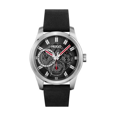 HUGO BOSS Montre Homme Hugo 1530189 - Bracelet Cuir Noir