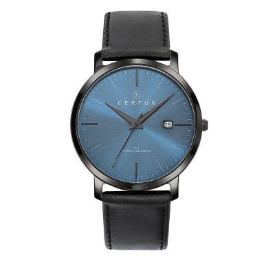 CERTUS  Homme Analogique Quartz Montre avec Bracelet en Cuir 611053
