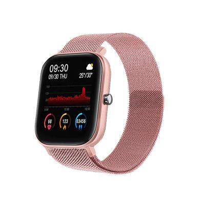 SMARTY 2.0 Montre connect&eacute;e SMARTY SW007  Silicone Rose fonc&eacute; 
