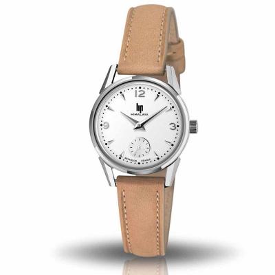 LIP Montre  671600 - Montre HIMALAYA 29 Quartz Cuir Beige Acier Femme
