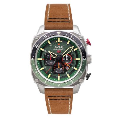 AVI 8 Montre Homme AVI-8 Hawker Hunter Dual Time Chronograph Quartz - AV-4100-01