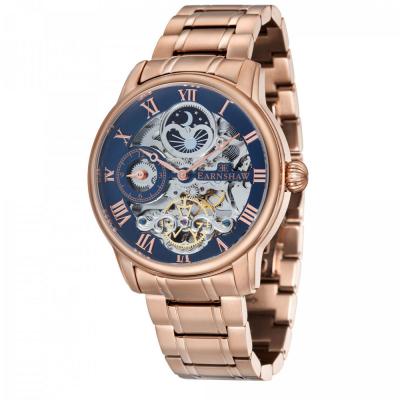 THOMAS EARNSHAW Montre homme Earnshaw LONGITUDE ES-8006-44 automatique - cadran bleu