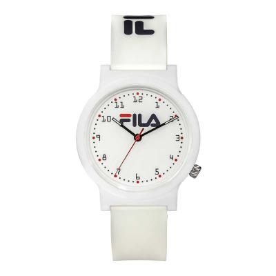 FILA Montre Mixte  N&deg;320 - 38-320-003 Bracelet Silicone Blanc