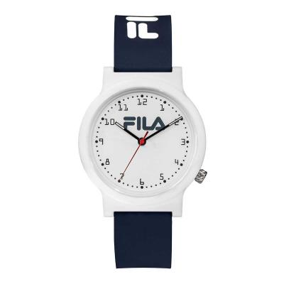 FILA Montre Mixte  N&deg;320 - 38-320-005 Bracelet Silicone Bleu