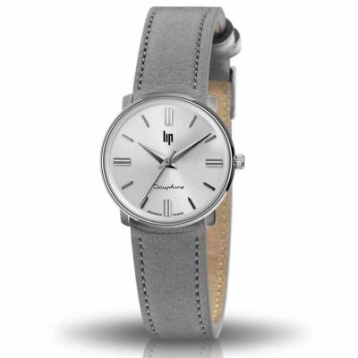 LIP Montre mixte  "DAUPHINE" 29 mm cadran argent&eacute; - 671477 quartz