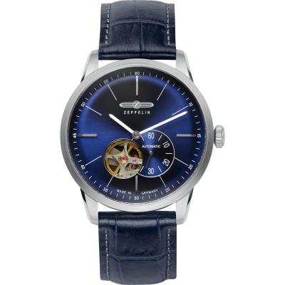  Montre Homme Flatine Bleu fonc&eacute; Z-7364-3 Gris Zeppelin