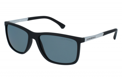EMPORIO ARMANI Armani Jeans- 4058 - Lunettes de soleil Homme, black rubber