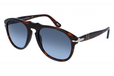 PERSOL  - 649 - Lunettes de soleil mixte, havana, 54