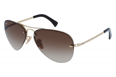 RAY BAN Lunettes de soleil Ray-ban Rb3449 col. 001/13 Hommes Pilot Or