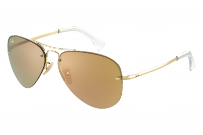 Lunettes de soleil Ray-ban Rb3449 col. 001/2y Hommes Pilot Or