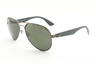 RAY BAN Lunettes de soleil Ray-ban Rb3523 col. 029/9a Hommes Pilot Gunmetal