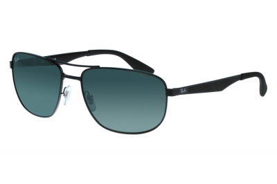 Lunettes de soleil Ray-ban Rb3528 col. 006/71 Hommes Carr&eacute; Noir