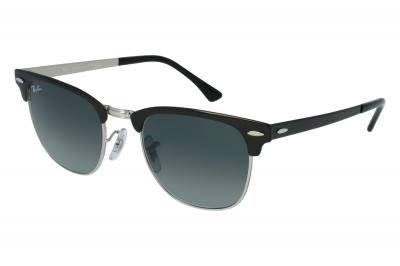 RAY BAN Lunettes de soleil Ray-ban Rb3716 clubmaster metal col. 900471 Unisexe Carr&eacute; Noir