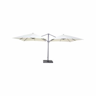 MOBEVENTPRO Double parasol carr&eacute;, 3x3 m&egrave;tres par parasol, structure en aluminium