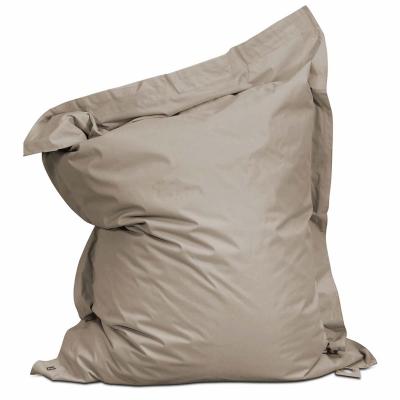 OVIALA Housse vide de pouf de jardin en polyester taupe 140 x 120 cm - Taupe