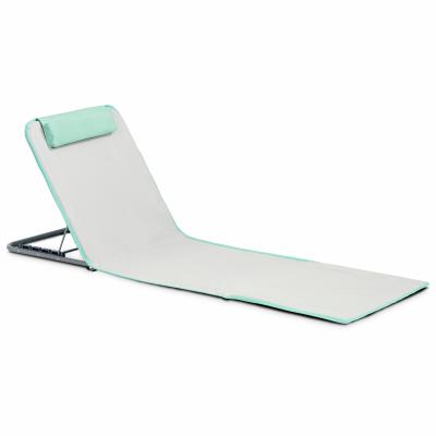  Clic clac des plages matelas de plage gris (134 x 48 x 40 cm)