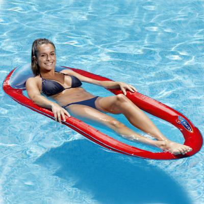 KERLIS Matelas gonflable semi-immerg&eacute; Spring Float -Bleu fonc&eacute;
