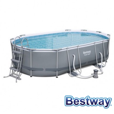 BESTWAY  Kit Piscine ovale 56620 / L 427cm l 250cm h 100cm