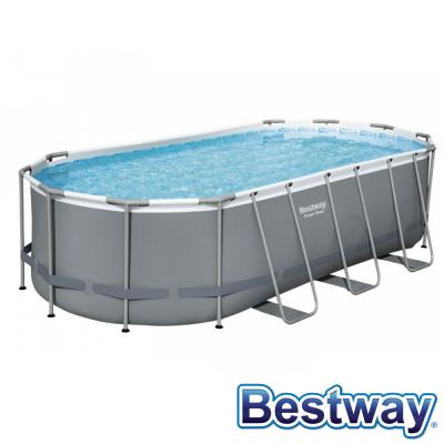 Piscine ovale Bestway Power Steel : 549 x 274 x 122 cm