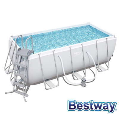 BESTWAY Piscine  POWER STEEL 412x201x122cm cartouche