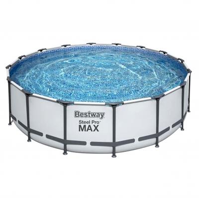 BESTWAY Piscine tubulaire ronde steel pro max &Oslash;4.88 x 1.22 m