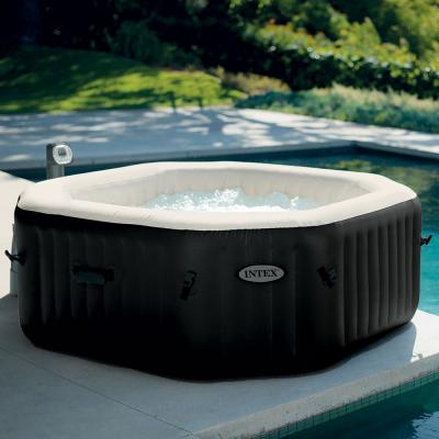 INTEX Pure spa 4 places octogonal - bulles, jets, &eacute;cost&eacute;rilisateur 