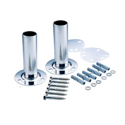 ASTRAL Support d'&eacute;chelle sur platine &Oslash;43 mm aisi-316 poli (la paire)