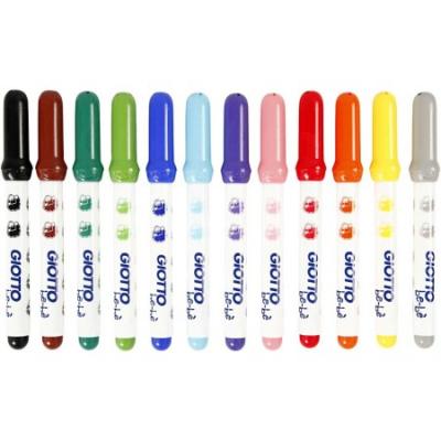GIOTTO  b&eacute;-b&eacute; Feutres de couleur, trait: 1-3 mm, d: 5 mm, Couleurs ass