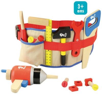 JEUJURA L'ARBRE A JOUER - Ceinture d'outils pour petits bricoleurs