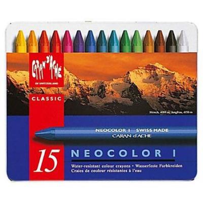 CARAN D ACHE Bo&icirc;te De 15 Craies Neocolor&reg; I - Caran D'ache