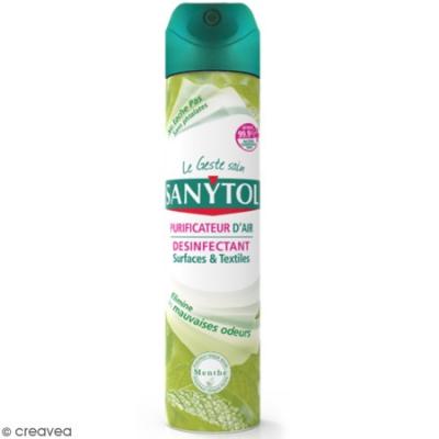 SANYTOL D&eacute;sodorisant Air Surfaces&Textiles  - L'a&eacute;rosol De 300 Ml